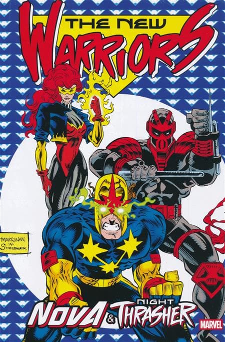 NEW WARRIORS NOVA & NIGHT THRASHER OMNIBUS HC MARRINAN CVR
